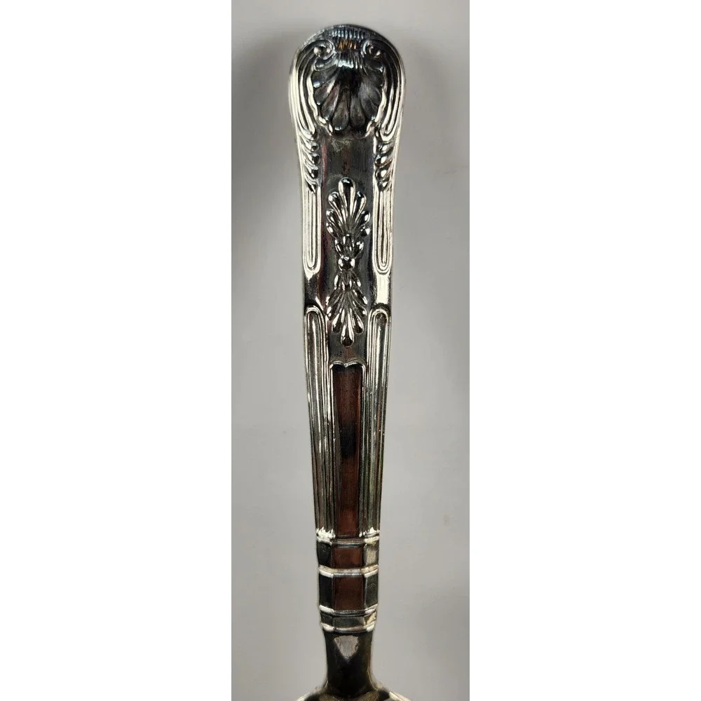 Vintage Serving Utensil Pie Cake Spatula Silverplated Floral Design